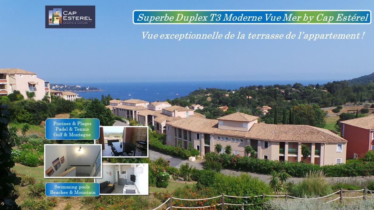 Appartements Modernes Vue Mer A Cap Esterel Saint-Raphaël 外观 照片